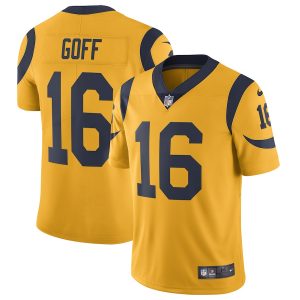 Jared Goff Los Angeles Rams Nike Vapor Untouchable Color Rush Limited Player Jersey