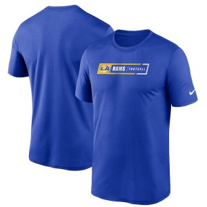 Men’s Los Angeles Rams Nike Royal Fan Gear Legend Football Performance T-Shirt