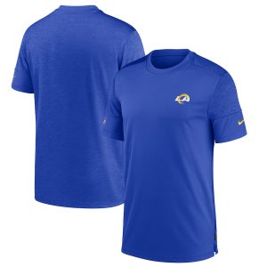 Men’s Los Angeles Rams Nike Royal Sideline Coach UV Performance T-Shirt