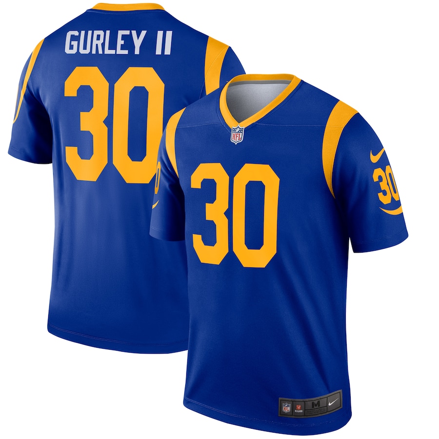 Todd Gurley II Los Angeles Rams Autographed Royal Blue Nike Game