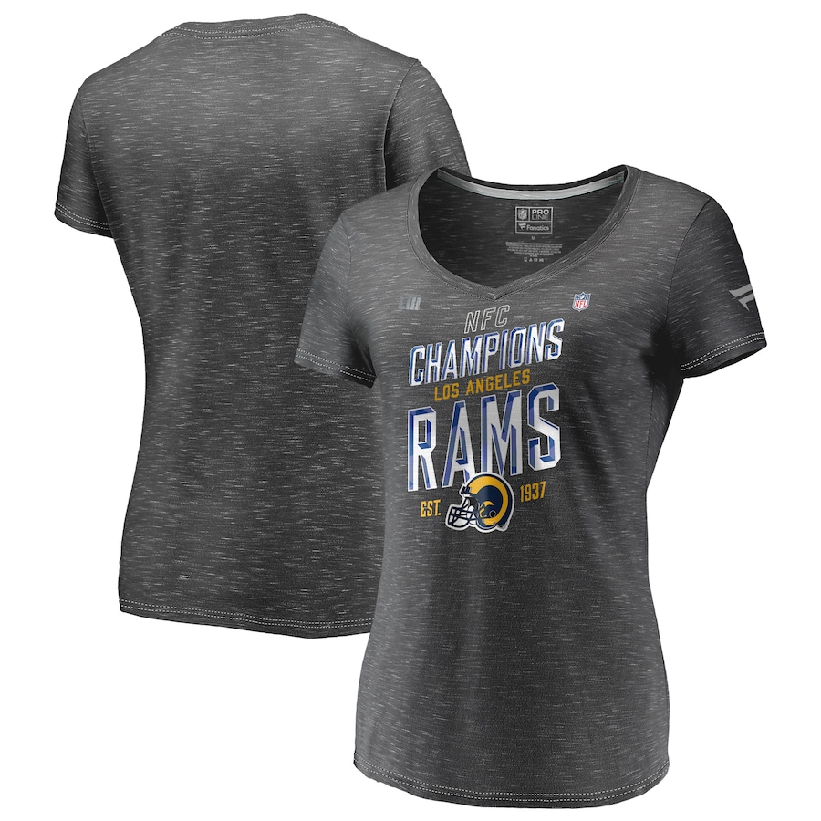 Los Angeles Rams Empire T-Shirt Womens Vintage Grey 47 Brand