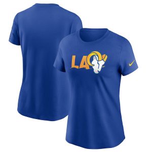 Women’s Los Angeles Rams Nike Royal Local Phrase T-Shirt