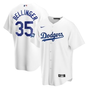 Cody Bellinger Los Angeles Dodgers Nike 2020 World Series Champions Home Patch Replica Jersey
