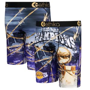 Ethika Los Angeles Lakers Youth Purple 2020 NBA Finals Champions Boxer Briefs
