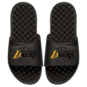 ISlide Los Angeles Lakers Youth Black Tonal Pop Slide Sandals
