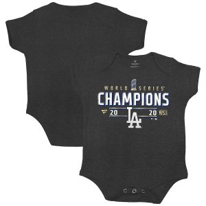Los Angeles Dodgers Infant 2020 World Series Champions Locker Room Bodysuit