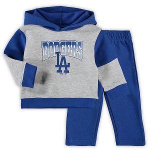 Los Angeles Dodgers Infant Sideline Fleece Pullover Hoodie & Pants Set