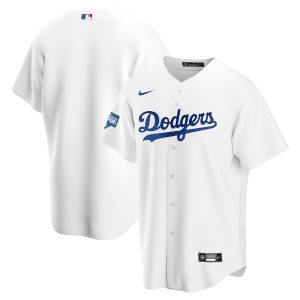 Los Angeles Dodgers Nike 2020 World Series Champions Home Patch Replica Team Jersey