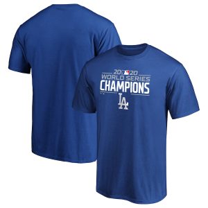 Men’s Los Angeles Dodgers 2020 World Series Champions Logo T-Shirt