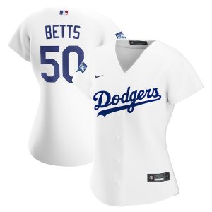 Mookie Betts Los Angeles Dodgers Nike Women’s 2020 World Series Champions Home Jersey