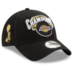 New Era Los Angeles Lakers Black 2020 NBA Finals Champions Adjustable Hat