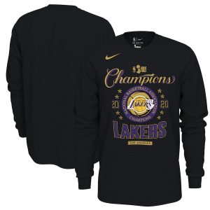 Nike Los Angeles Lakers Black 2020 NBA Finals Champions Long Sleeve T-Shirt