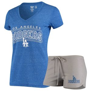 Women’s Los Angeles Dodgers Concepts Sport T-Shirt & Pants Sleep Set